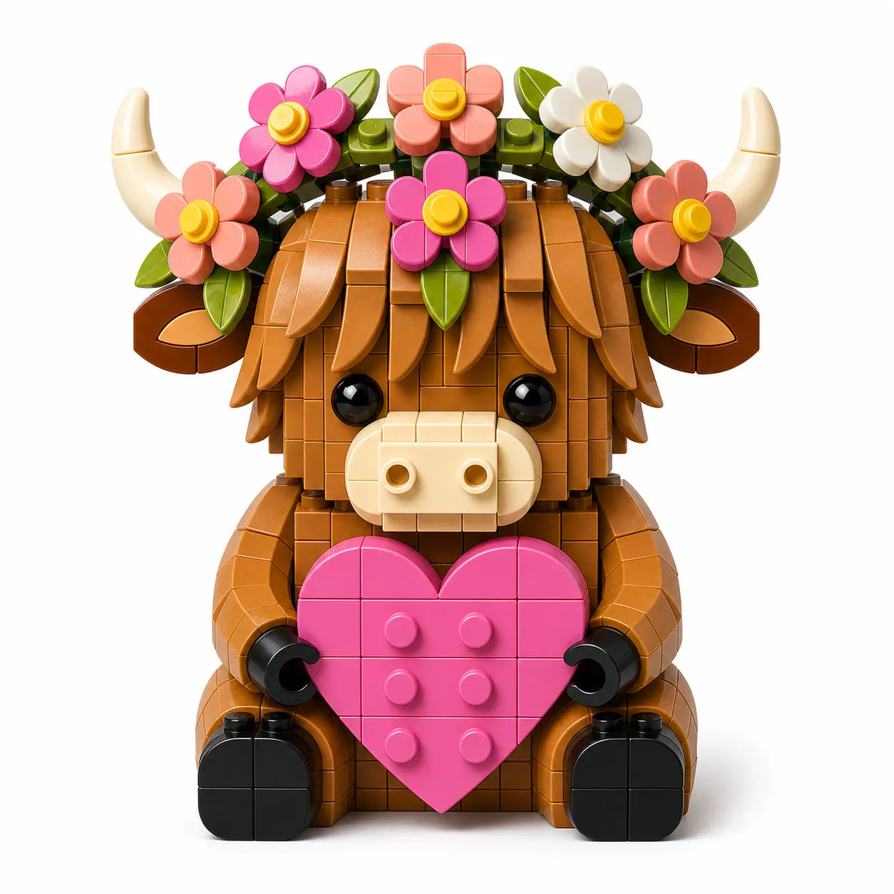 2026 Limited Edition--Scottish Highland Cow Bagpiper Brick Set