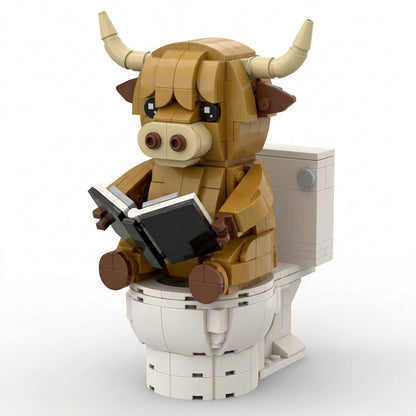 2026 Limited Edition--Scottish Highland Cow Bagpiper Brick Set