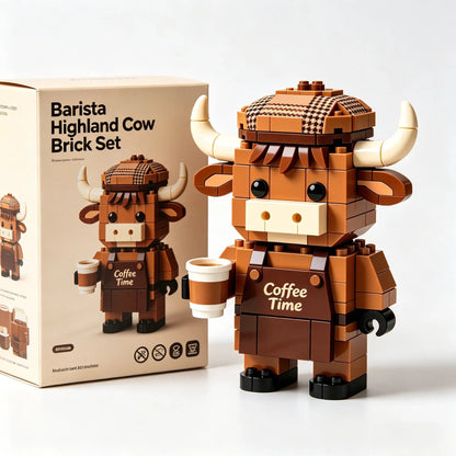 2026 Limited Edition--Scottish Highland Cow Bagpiper Brick Set