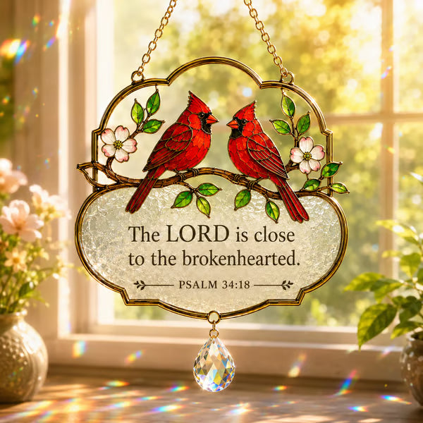 Psalm 34:18 Cardinal