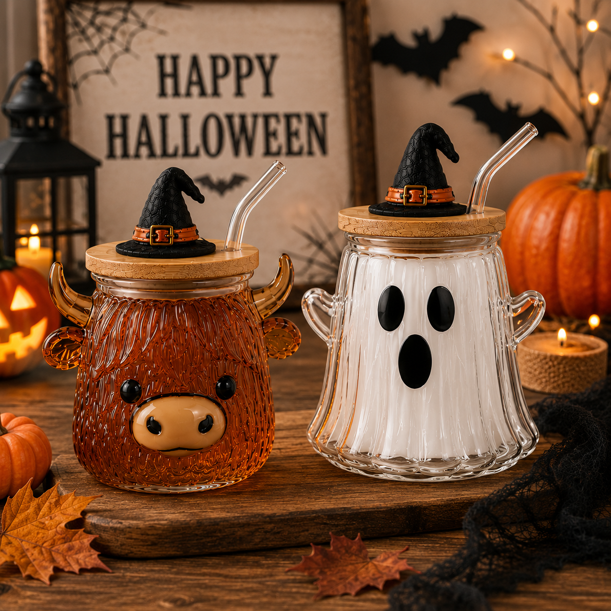 Highland cow + Ghost