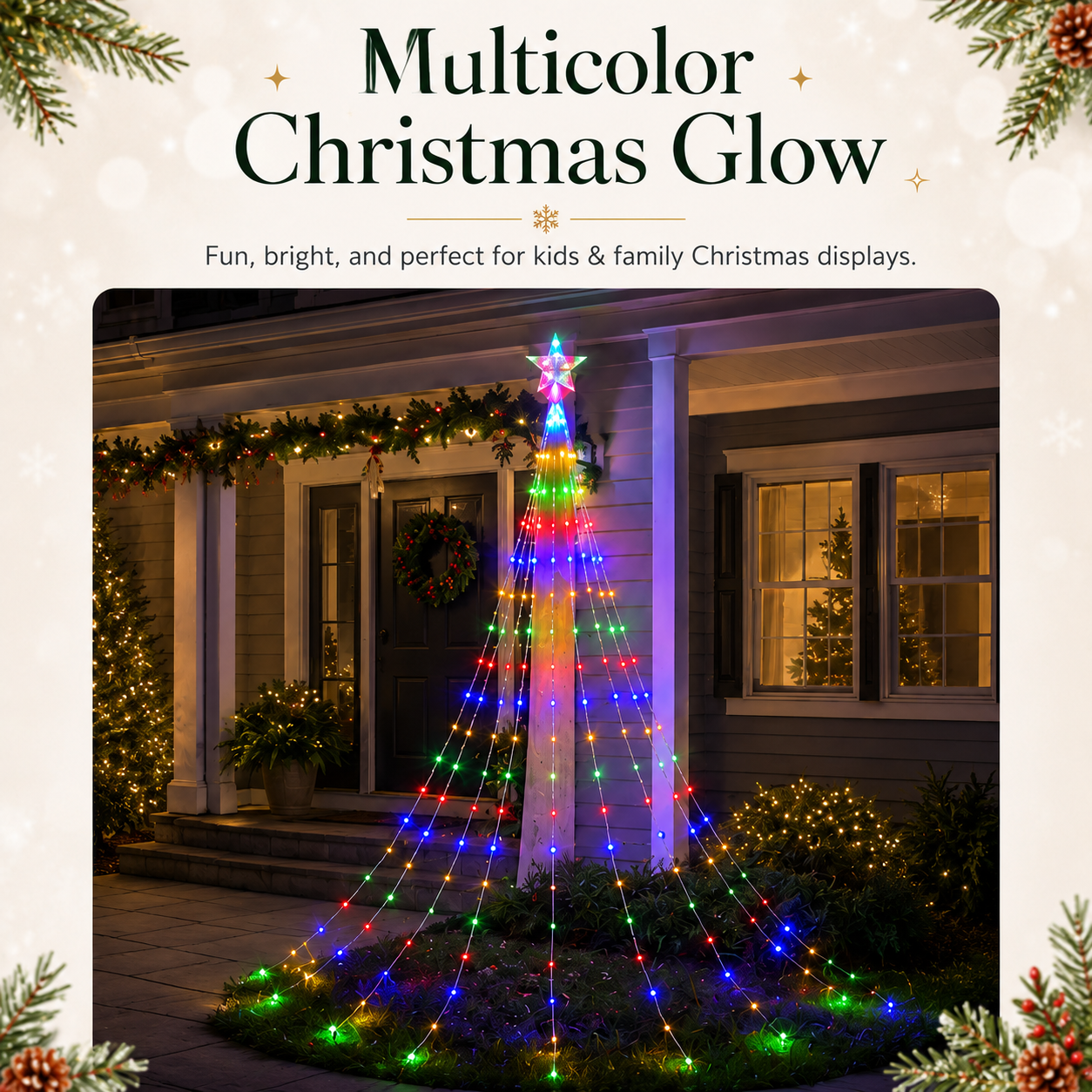 🌈Multicolor Christmas Glow🌈