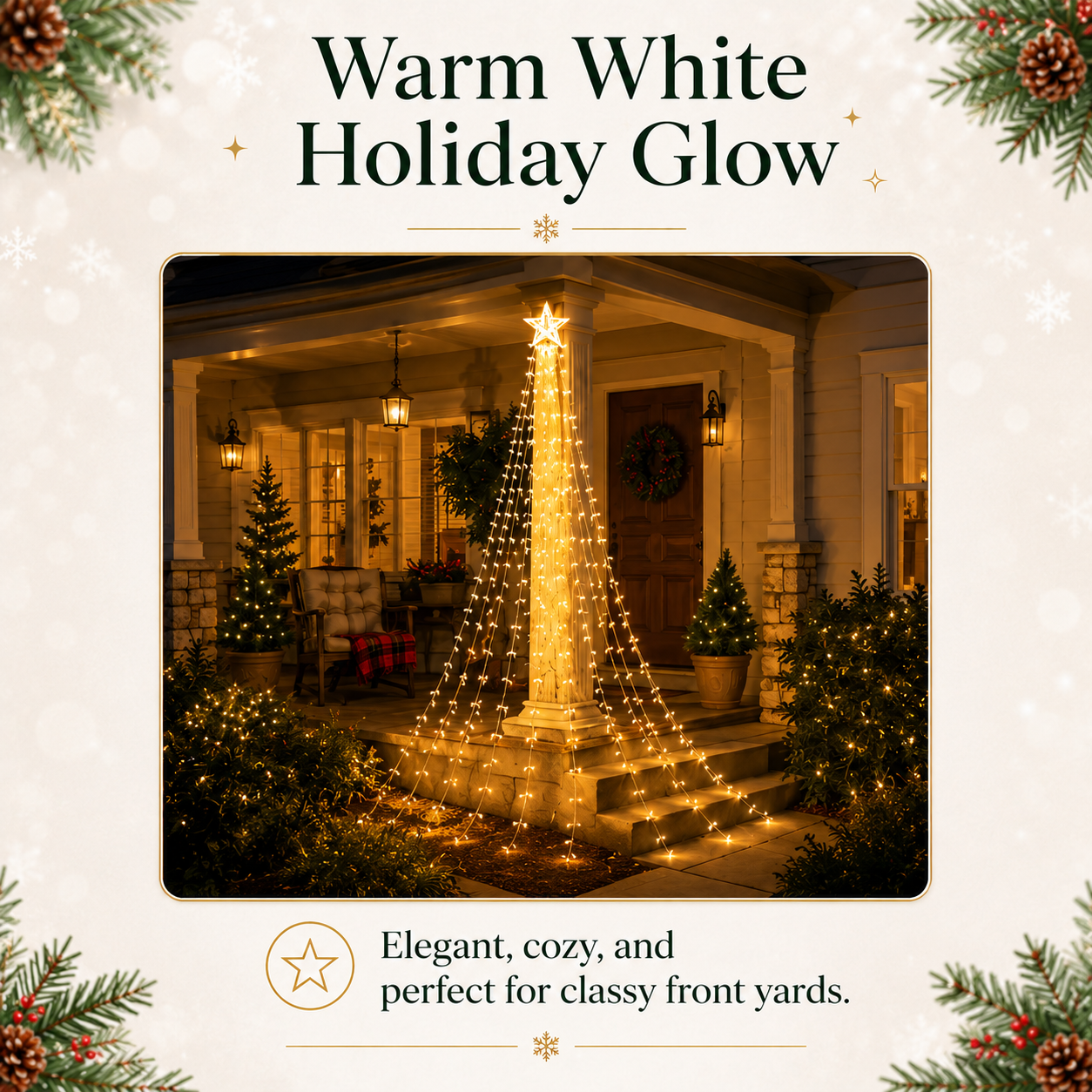 🔥Last Day 50% OFF✨ Outdoor Star Tree String Lights🌟 – 🌈Turn Your Yard Into A Magical Light Show🔥