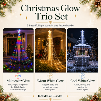 🔥Last Day 50% OFF✨ Outdoor Star Tree String Lights🌟 – 🌈Turn Your Yard Into A Magical Light Show🔥