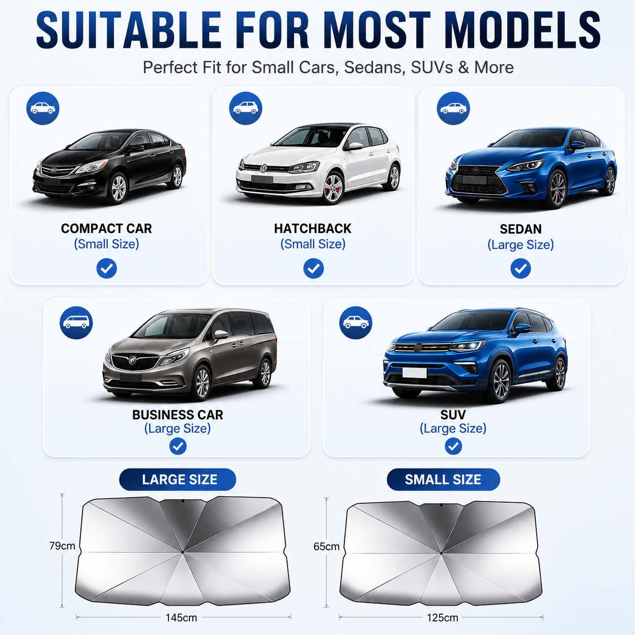 ❤️LAST DAY SALE 50% OFF!!💕The SunShade Foldable Heat Protector for Summers