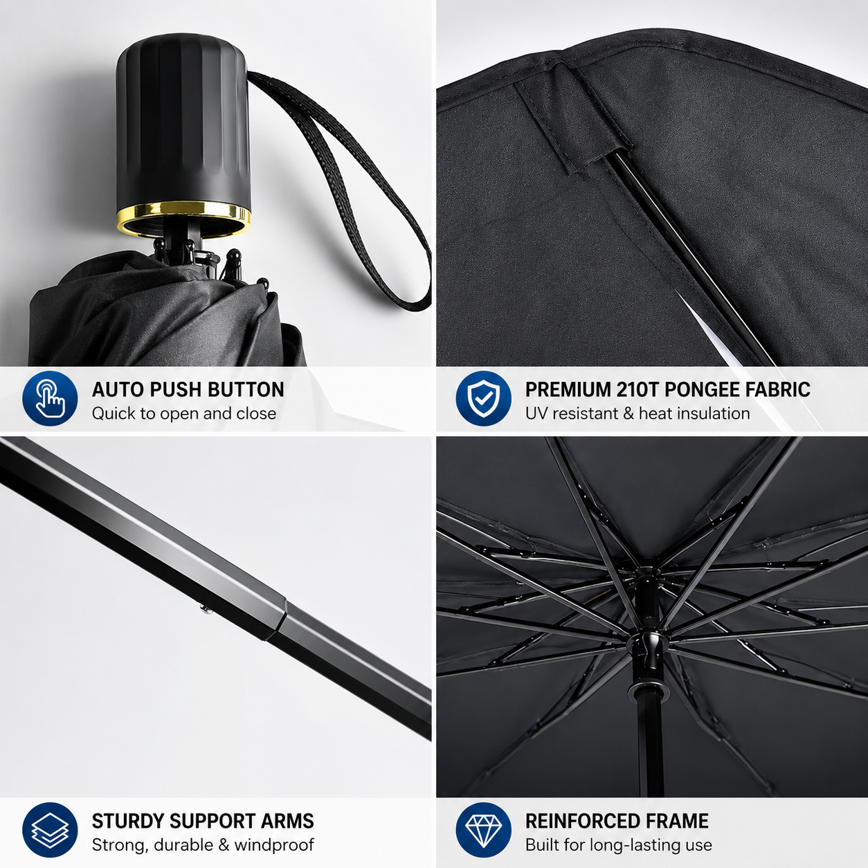 ❤️LAST DAY SALE 50% OFF!!💕The SunShade Foldable Heat Protector for Summers