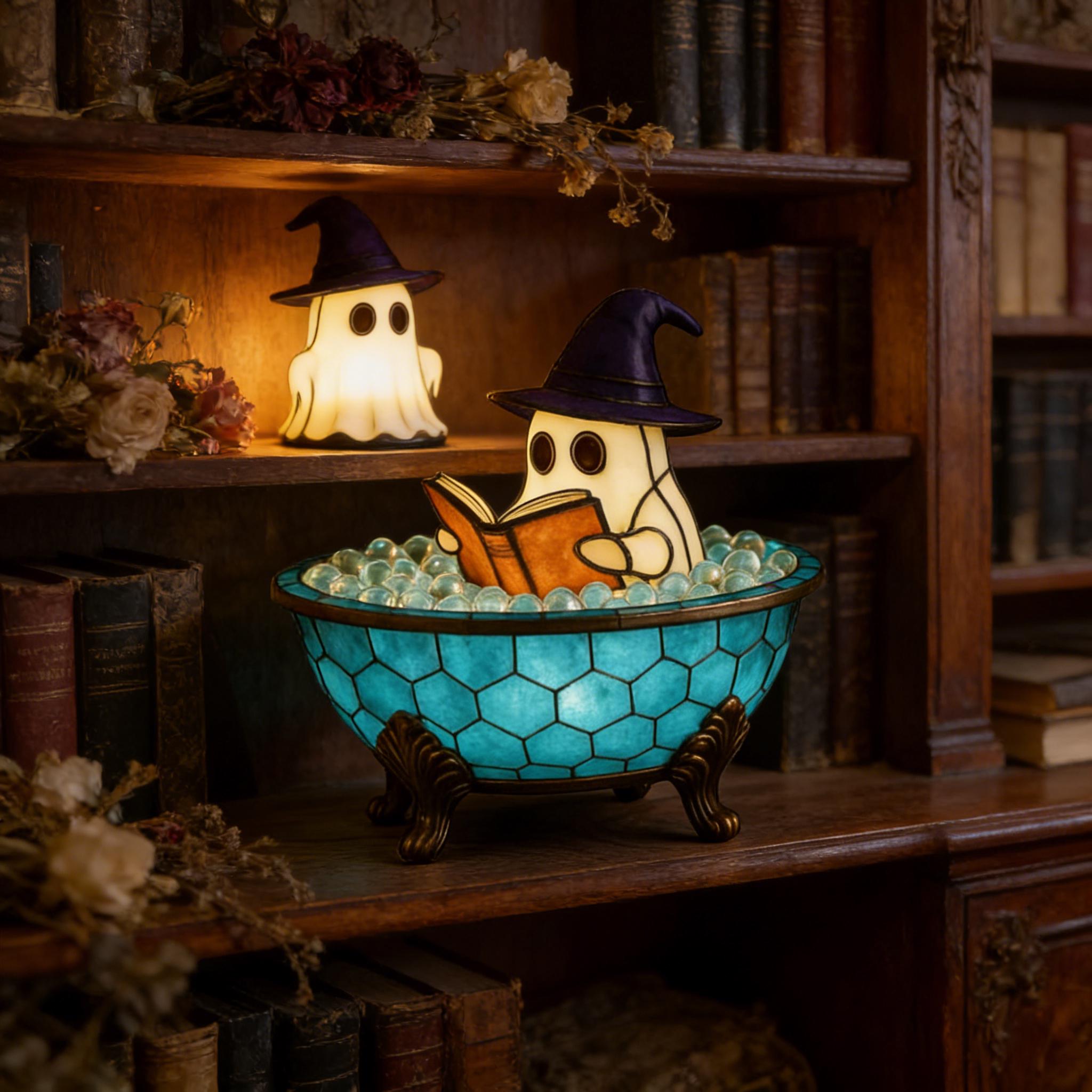 🛁 Bath Time Ghost Lamp - Blue