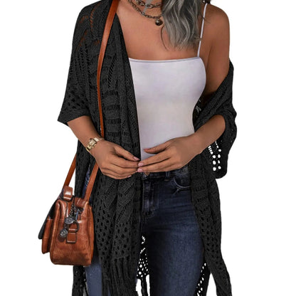 🔥Limited Time 49% Off✨Womens Knit Cardigan Oversized Open Front Outwear