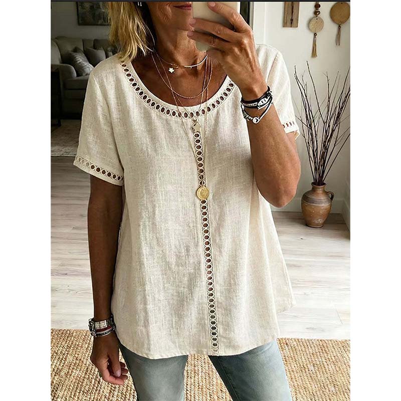 🎁New Arrivals🔥Women's Casual Bohemian Style Hollow-Out Top